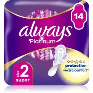 Ne maradj le AlwaysPlatinum Super Size 2 egészségügyi betétek