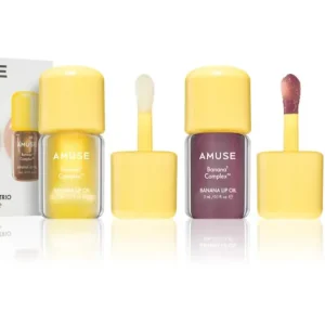 Szuper akció AMUSEBanana Lip Oil Mini Trio ajándékszett az ajkakra
