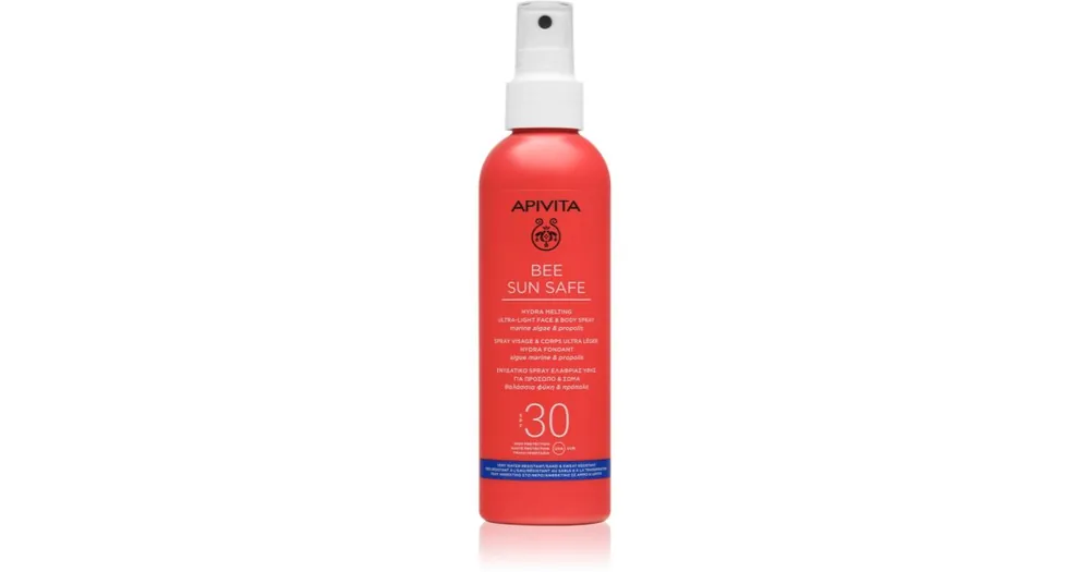 Expressz szállítás ApivitaBee Sun Safe Hydra Melting Ultra-Light Spray SPF30 napozó spray SPF 30