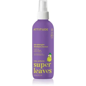 Rendeld meg most AttitudeSuper Leaves Kids spray a könnyű kifésülésért a vanília és a körte illatával