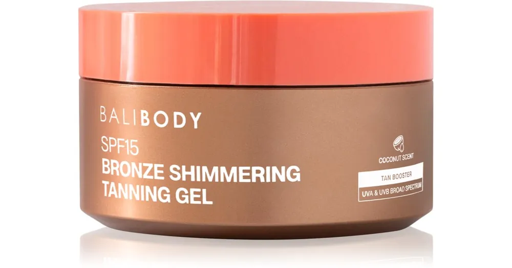 Bali BodyShimmering Tanning Gel napozógél SPF 15 Olcsóbb