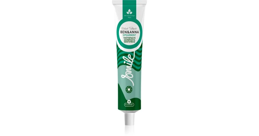 Kiárusítás BEN&ANNAToothpaste Spearmint természetes fogkrém fluoriddal