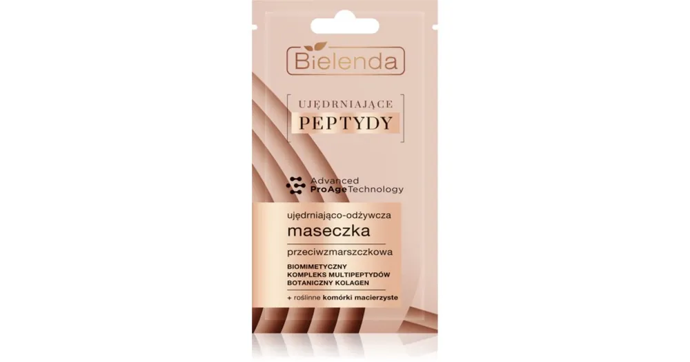 Ne maradj le BielendaFirming Peptides tápláló és feszesítő maszk