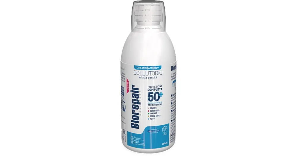 Szuper ajánlat BiorepairComplete Protection 50+ szájvíz antibakteriális hatású