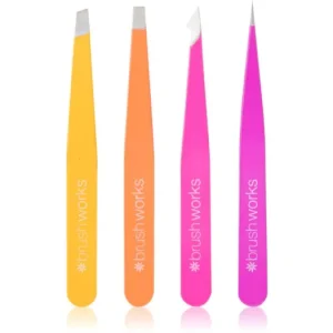 BrushworksCombination Tweezer Set csipeszszett szemöldökre Azonnali szállítás