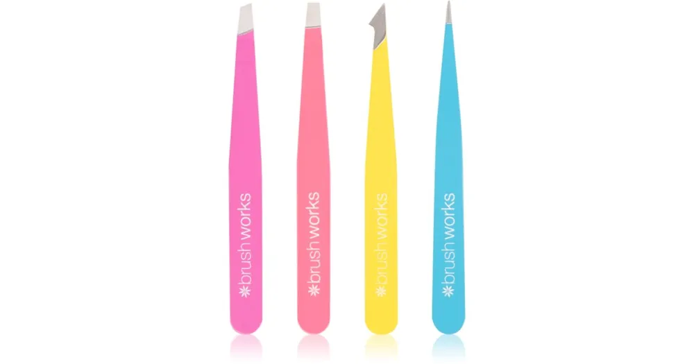Gyors szállítás BrushworksTweezer Set Neon csipeszszett