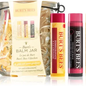 Burt’s BeesBalm Jar ajándékszett az ajkakra Azonnali szállítás