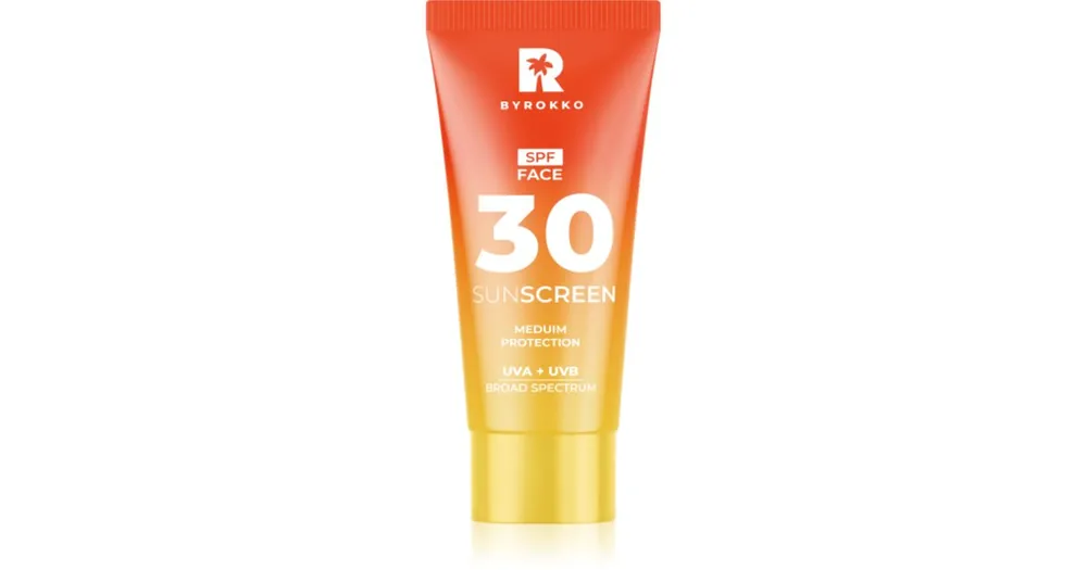 BYROKKOSunscreen napozókrém arcra SPF 30 Akciós ár