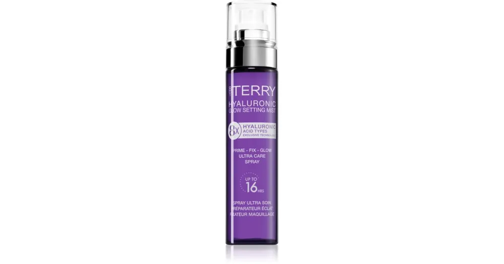 Kiárusítás By TerryHyaluronic Glow Setting Mist smink fixáló spray arcra hialuronsavval