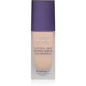 Biztonságos fizetés ClaresaCare All Day Natural Skin Tinted Serum Foundation gyengéd tonizáló fluid természetes hatásért