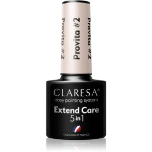 ClaresaExtend Care 5 in 1 Provita bázis lakk zselés műkörömhöz regeneráló hatással Olcsóbb