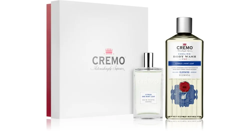 CremoSet Citrus and Mint ajándékszett uraknak Expressz kézbesítés