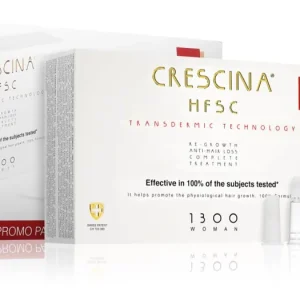 CrescinaTransdermic 1300 Re-Growth and Anti-Hair Loss hajnövekedés és hajhullás elleni ápolás hölgyeknek takarékos kiszerelés Exkluzív ajánlat