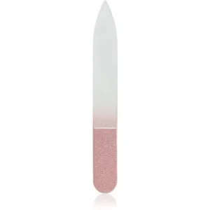 Árcsökkenés Crystal BohemiaFile´n Shine Pink üveg körömreszelő