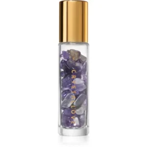 Végkiárusítás CrystalloveAmethyst Oil Bottle roll-on kristályokkal utántölthető