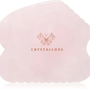 Újdonság CrystalloveRose Quartz Contour Gua Sha masszázs szegédeszköz az arcra
