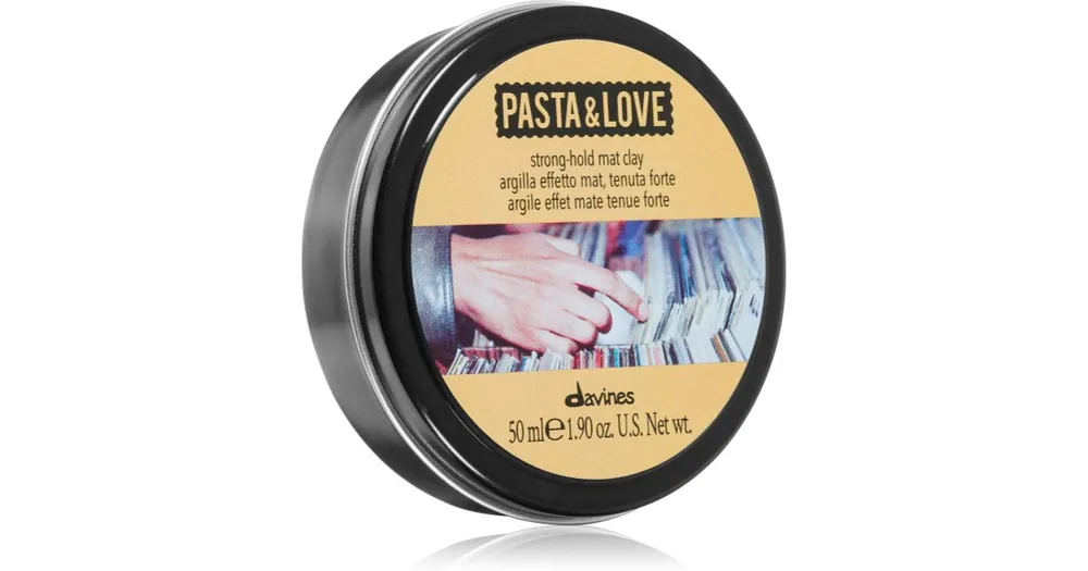 Olcsóbb DavinesPasta & Love Strong-Hold Mat Clay hajformázó agyag matt