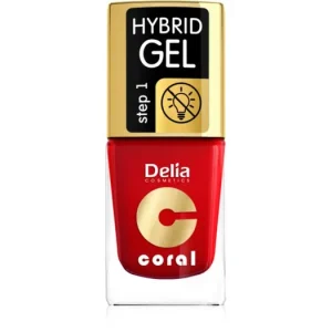 Vedd meg online Delia CosmeticsCoral Nail Enamel Hybrid Gel géles körömlakk