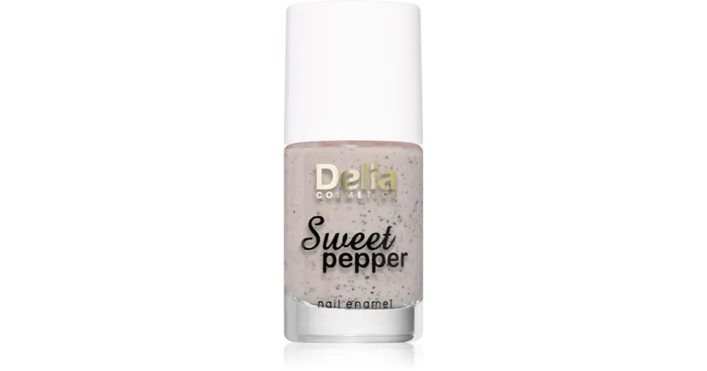 Delia CosmeticsSweet Pepper Black Particles körömlakk Biztonságos vásárlás