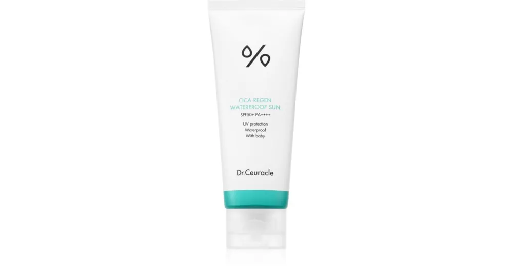 Dr.CeuracleCica Regen Waterproof Sun vízálló napozó krém az arcra SPF 50+ Csak ma