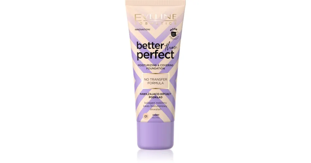 Vedd meg online Eveline CosmeticsBetter than Perfect fedő hatású alapozó hidratáló hatással