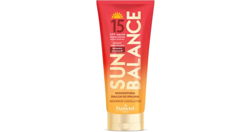 FarmonaSun Balance vízálló napozótej SPF 15 Akciós ár