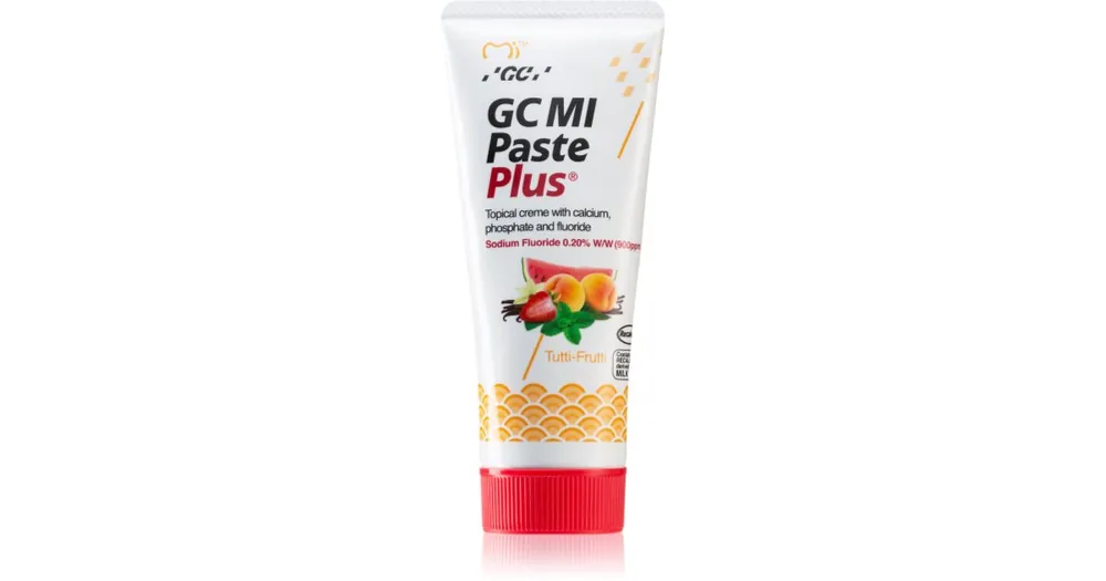 Olcsóbb GCMI Paste Plus ásványfeltöltő védőkrém az érzékeny fogakra fluoriddal