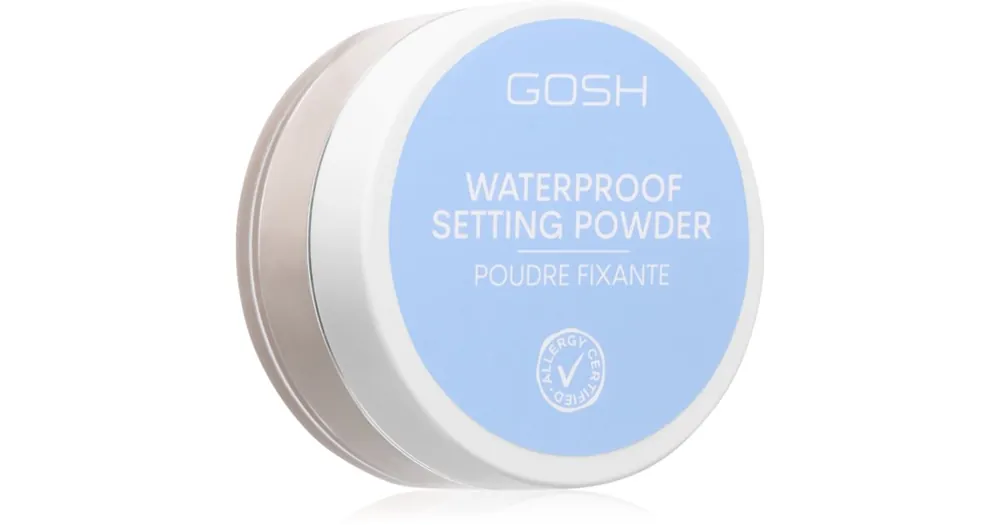 GOSH COPENHAGENWaterproof Setting Powder fixáló púder vizálló hatással Olcsó