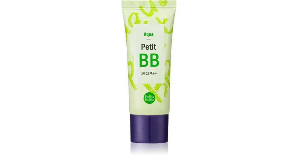 Gyors szállítás Holika HolikaPetit BB Aqua tonizáló BB krém az érzékeny bőrre SPF 25