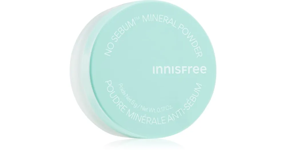 Akciós ár innisfreeNo Sebum Mineral Powder átlátszó könnyed púder mattító hatással