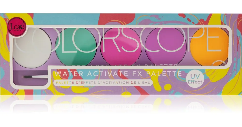 J.Cat BeautyColorScope paletta arcra ecsettel Népszerű