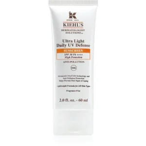 Kiehl‘sUltra Light Daily UV Defense ultrakönnyű védő fluid minden bőrtípusra, beleértve az érzékeny bőrt is Azonnali szállítás