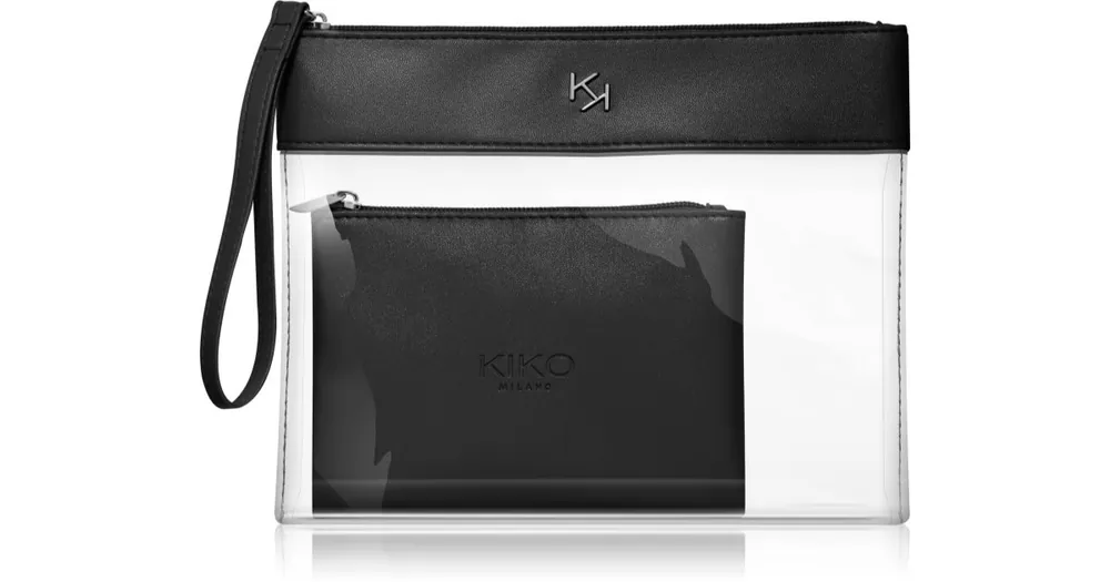KIKO MilanoTransparent Beauty Case átlátszó kozmetikai táska tokkal Expressz kézbesítés