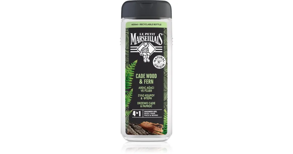 Le Petit MarseillaisCade Wood & Fern tusfürdő gél 4 in 1 Biztonságos fizetés