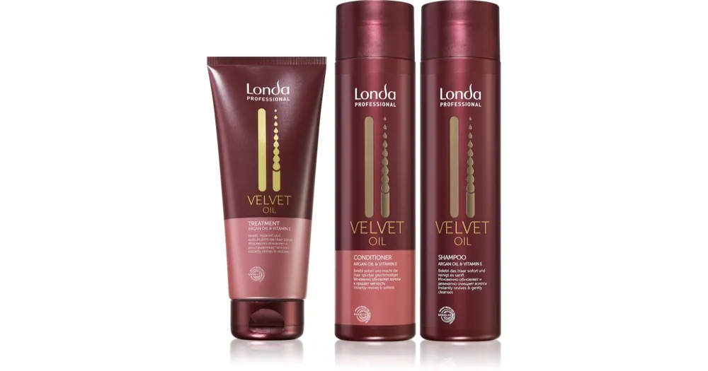 Gyors szállítás Londa ProfessionalVelvet Oil Set szett a károsult hajra