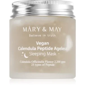 Mary&MayCalendula Peptide Ageless Sleeping Mask nyugtató éjszakai maszk ránctalanító hatással Legkelendőbb