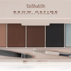 Legnépszerűbb MUA Makeup AcademyBrow Define arcpúder paletta több árnyalattal applikátorral