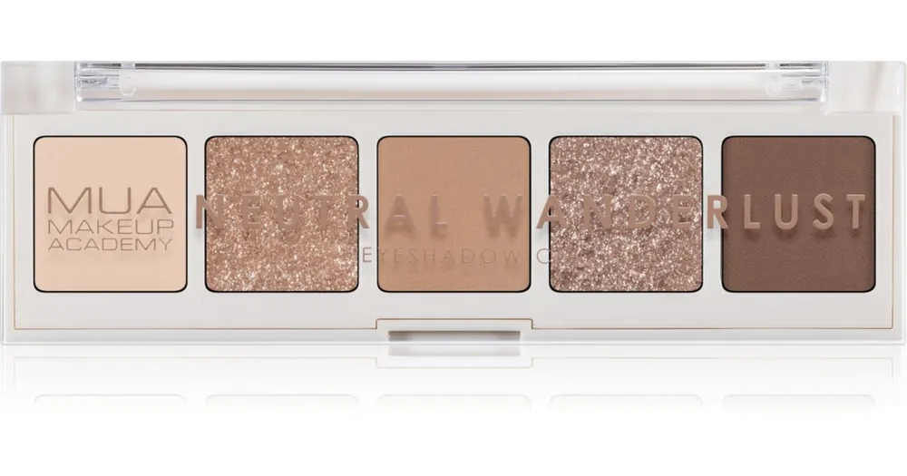 Végkiárusítás MUA Makeup AcademyEyeshadow Collection 5 Shade Palette szemhéjfesték paletta