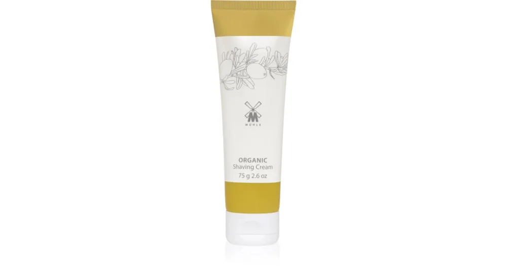 Végkiárusítás MühleOrganic Shave Cream Borotvakrém tubusban