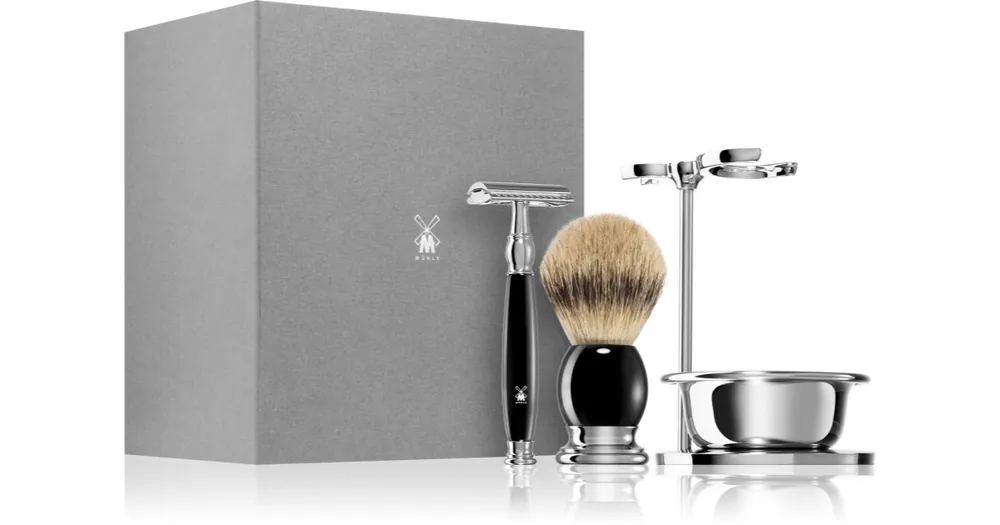 MühleSOPHIST Black Silvertip Badger borotválkozási készlet Vedd meg most