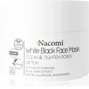 Azonnali szállítás NacomiWhite & Black tisztító arcmaszk