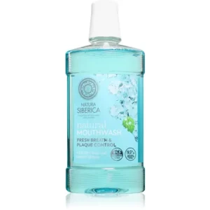 Kedvezmény Natura SibericaNatural Mouthwash Fresh Breath & Plaque Control szájvíz a friss leheletért