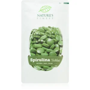Natures FinestSpirulina táplálékkiegészítő 100%-os spirulina tablettákban Legjobb ár