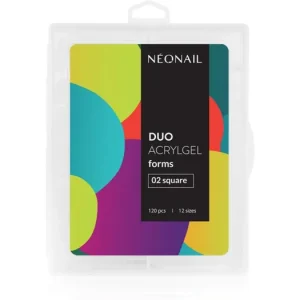 Kiárusítás NEONAILDuo Acrylgel Forms sablonok körmökre