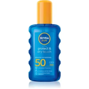 NIVEASUN Protect & Dry Touch láthatatlan napozó spray SPF 50 Expressz kézbesítés