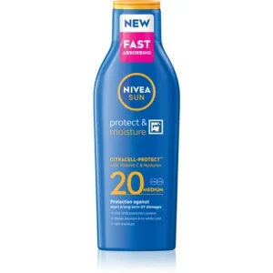 NIVEASUN Protect & Moisture napozótej SPF 20 Ne maradj le