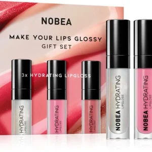 NOBEABeauty Pleasure NOBEA Make Your Lips Glossy Gift Set ajakfény szett ajándék kiadás Exkluzív ajánlat