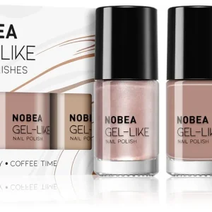 NOBEADay-to-Day 3-Piece Gel-like Nail Polish set körömlakk szett Coffee Time Utolsó esély