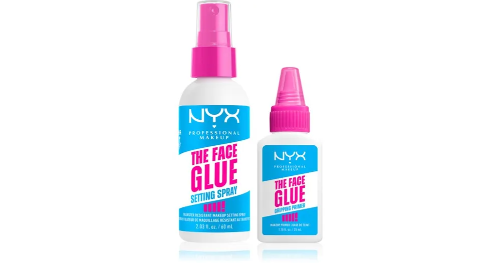 NYX Professional MakeupThe Face Glue szett a tökéletes küllemért Újdonság