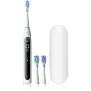 OcleanX Pro 20 Set sonic fogkefe + 2 tartalékfej utazó tokkal Green Kedvezményes ár